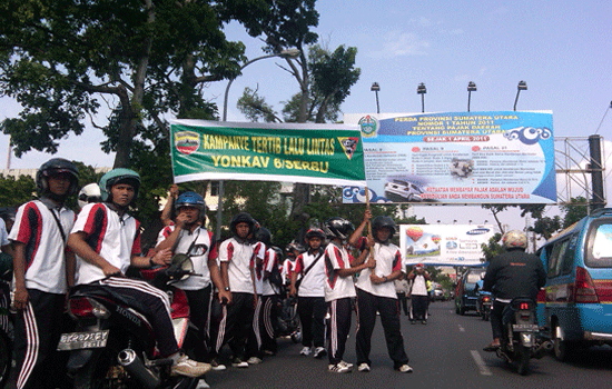 DANYON KAV 6/Serbu Kampanyekan Tertib Lalu Lintas