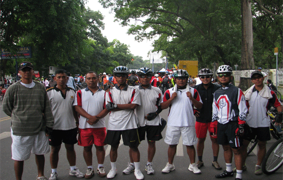 Naga Karimata Bicycle Club ( NKBC ) Berpartisipasi Dalam Lomba Sepeda Santai