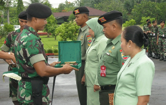 DANYONKAV 6/Serbu Melepas Anggota Pindah Satuan