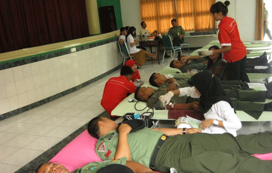 YONKAV 6/Serbu Melaksanakan Donor Darah