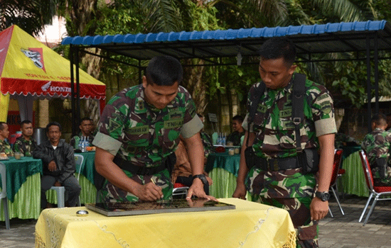 DANYONKAV 6/Serbu Resmikan Taman Dan Lahan Parkir YONKAV 6/Serbu