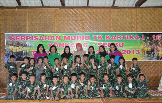 Acara Perpisahan Murid TK Kartika I-16 YONKAV 6/Serbu