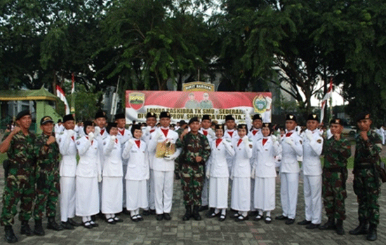 Lomba Paskibra TK SMU Sederajat Se Sumatera Utara TA 2014