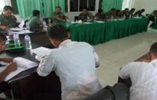 Anggota Yonkav 6/Serbu Melaksanakan Litpers Di Sinteldam I/BB