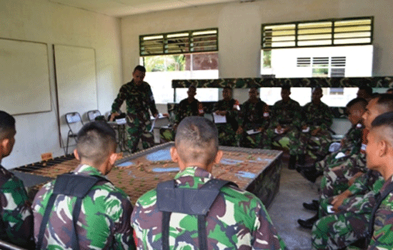 Latihan Peta Model Medan Yonkav 6/Serbu TW II TA. 2015