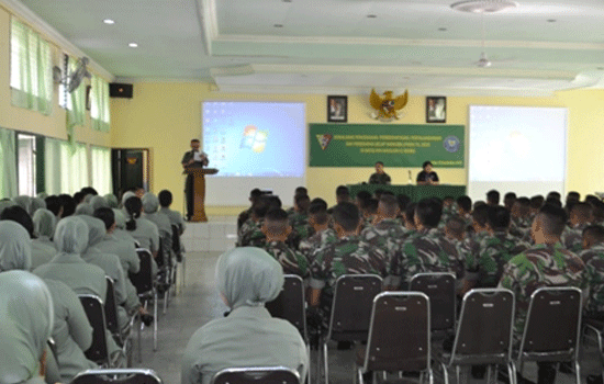 Sosialisasi P4GN TA. 2015 di Batalyon Kavaleri 6/Serbu