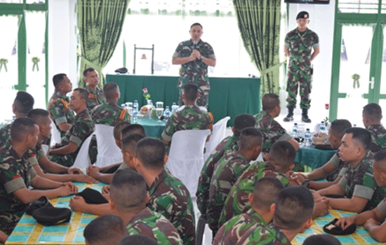 Peresmian Ruang Makan Lajang Yonkav 6/Serbu