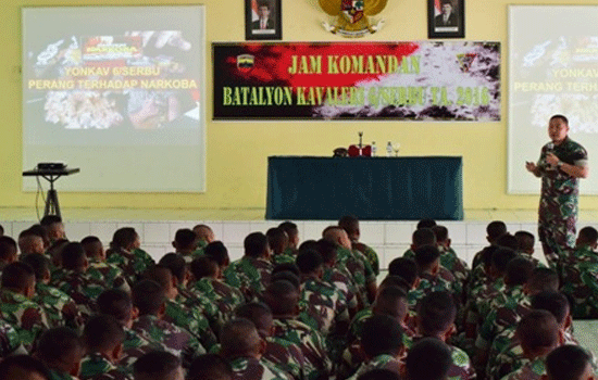 Batalyon Kavaleri 6/Serbu Perang Terhadap Narkoba