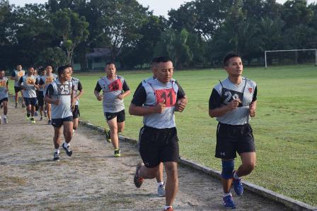 Samapta Periodik II TA 2017 Tingkatkan Jasmani Prajurit Yonkav 6/NK