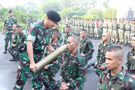 Upacara penutupan orientasi Bintara dan Tamtama Remaja Baru TA 2017