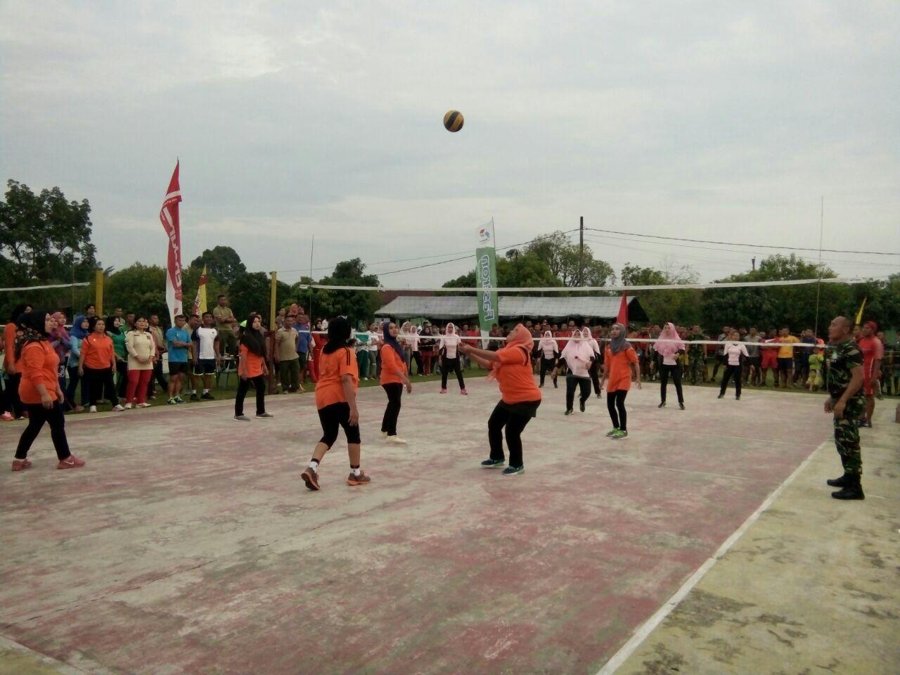 ertandingan Bola Volly Persit KCK Cab XIII Yonkav 6