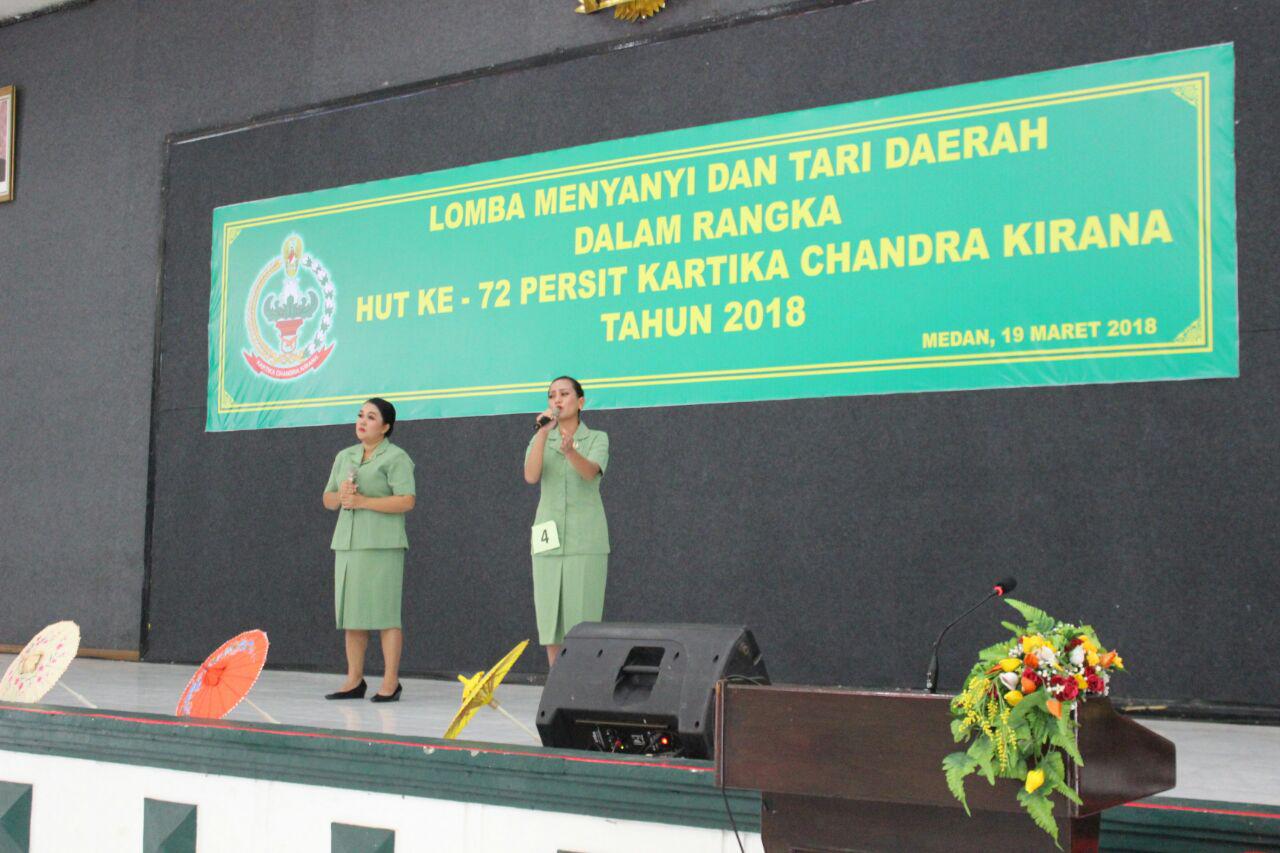 Persit Yonkav 6 Sabet Juara I Lomba Menyanyi Solo