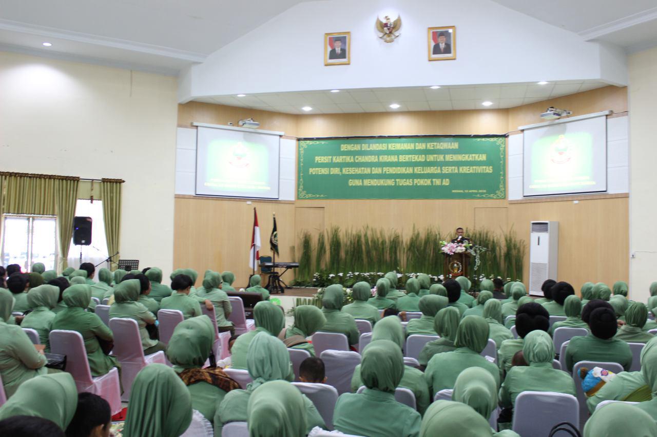 Acara HUT Persit ke 72 Cabang XIII Yonkav 6 berlangsung Meriah